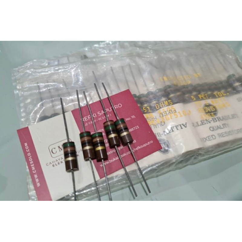 RESISTOR 51 ohm 5 watt