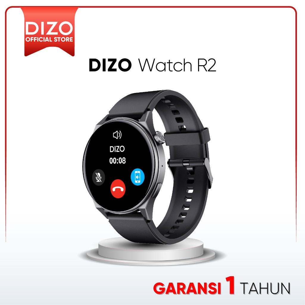 DIZO By realme techlife Watch R2 smartwatch R2 1.43 inch Dynamic display Black