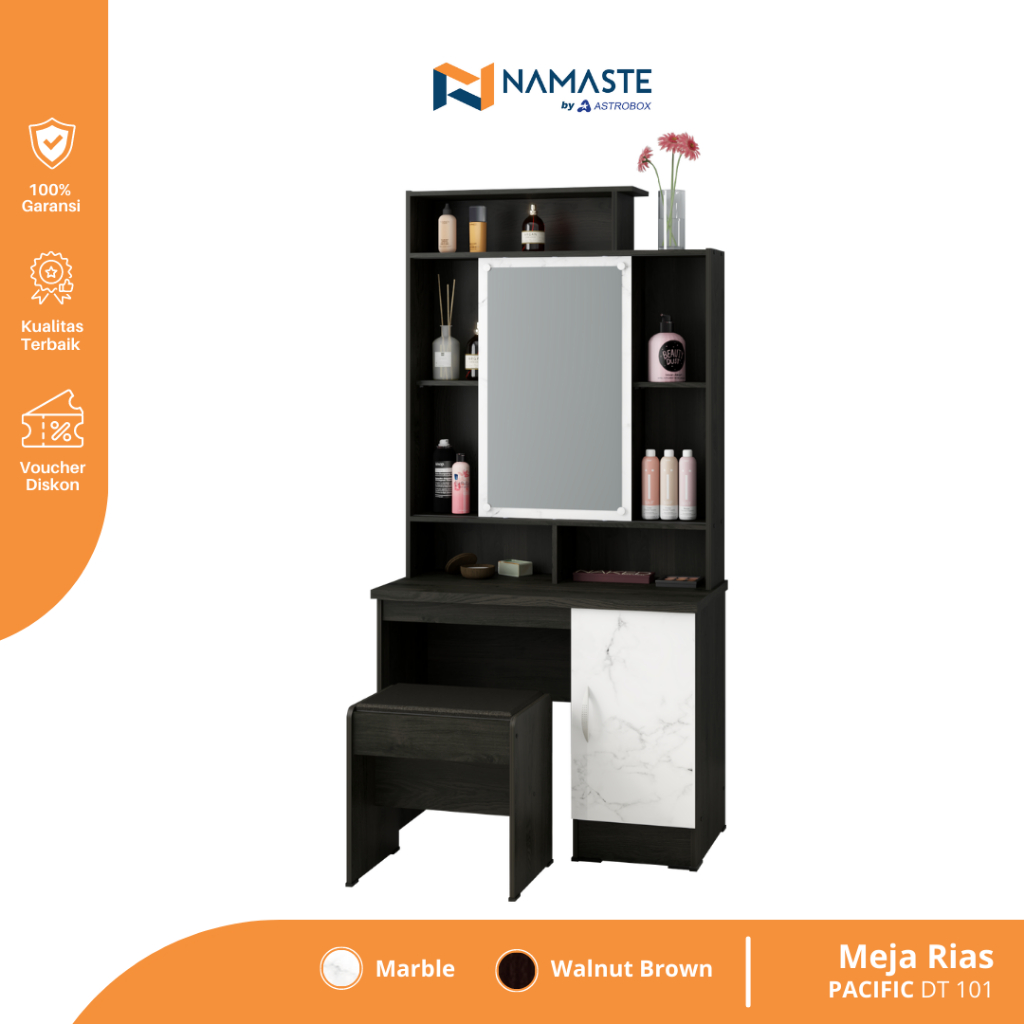 Astrobox Meja Rias / Meja Make Up / Meja Skincare / Meja Tolet / Dressing Table Minimalis / PACIFIC DT 101