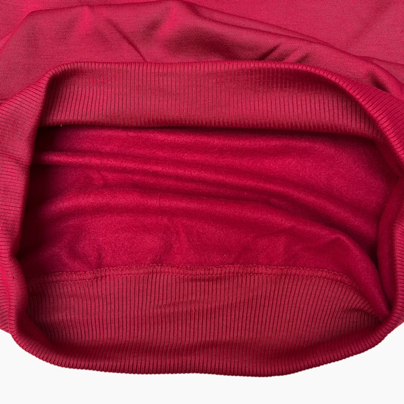 Sweater Crewneck Polos Maroon Jumbo Sweater Polos Pria Wanita