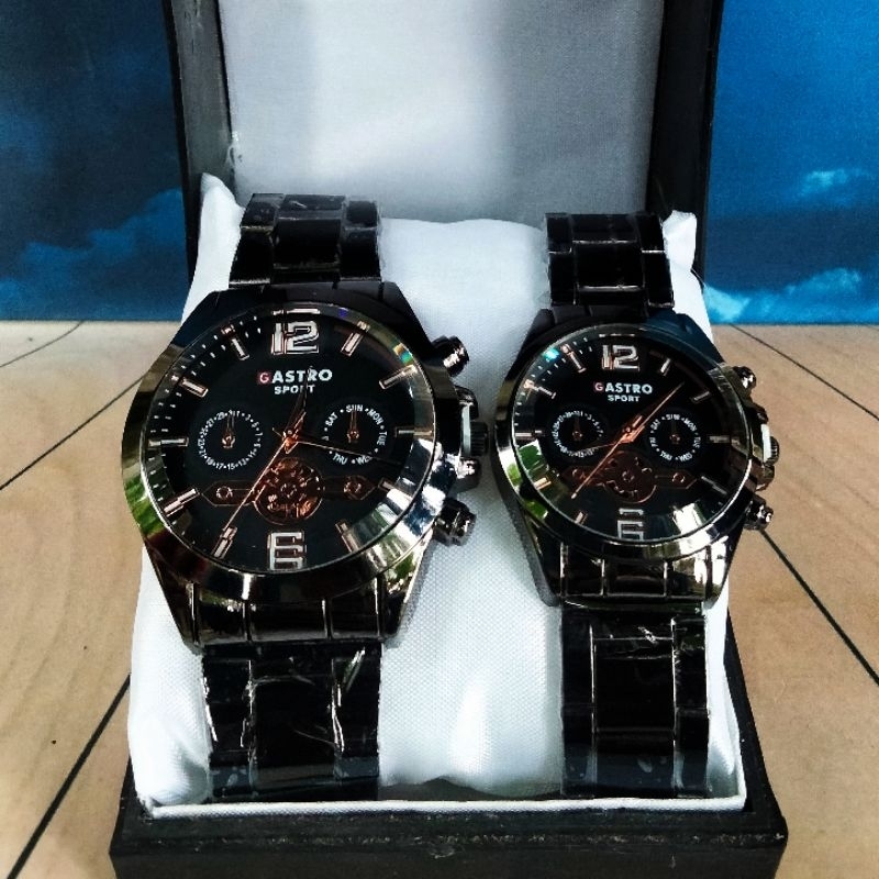 JAM TANGAN COUPLE RANTAI / DAPAT 2 JAM