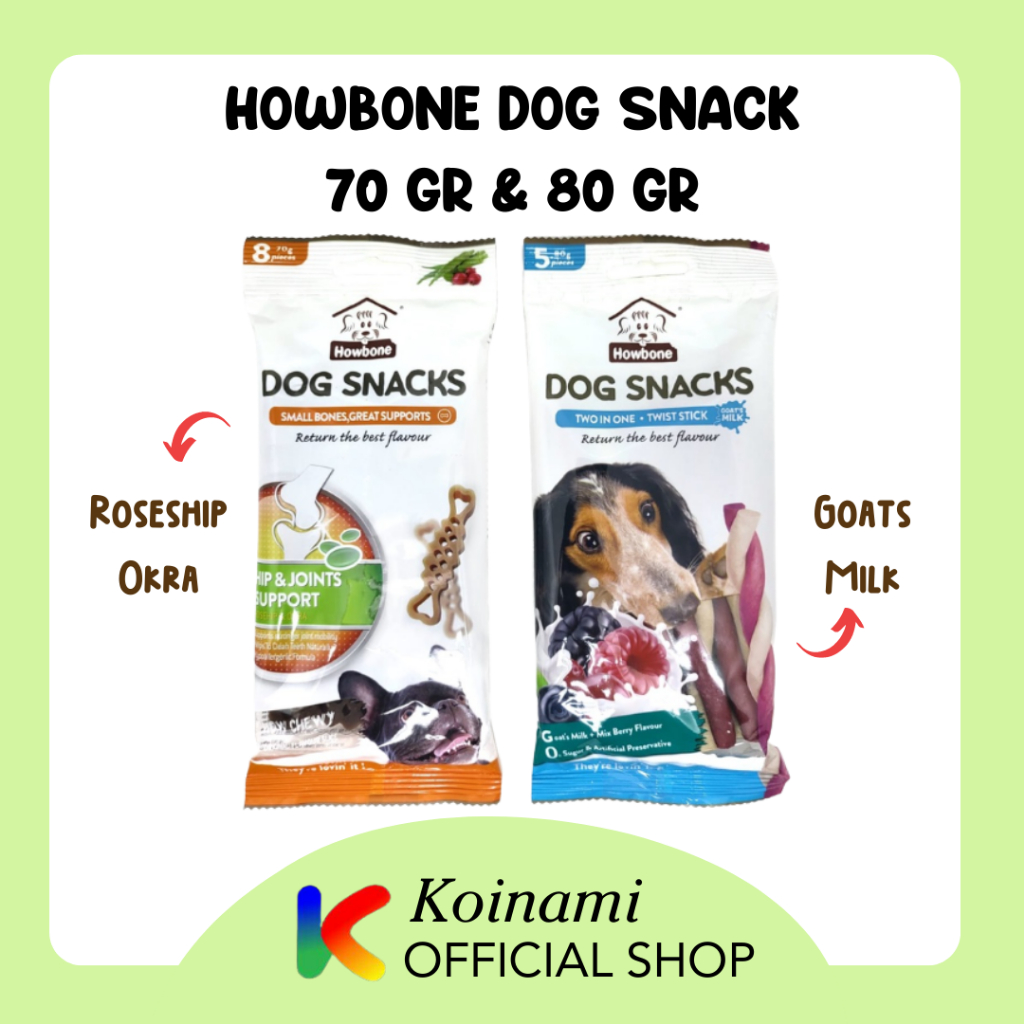 Howbone Dog Snacks - Dog Treats - Snack Anjing - Makanan Anjing - Cemilan Anjing