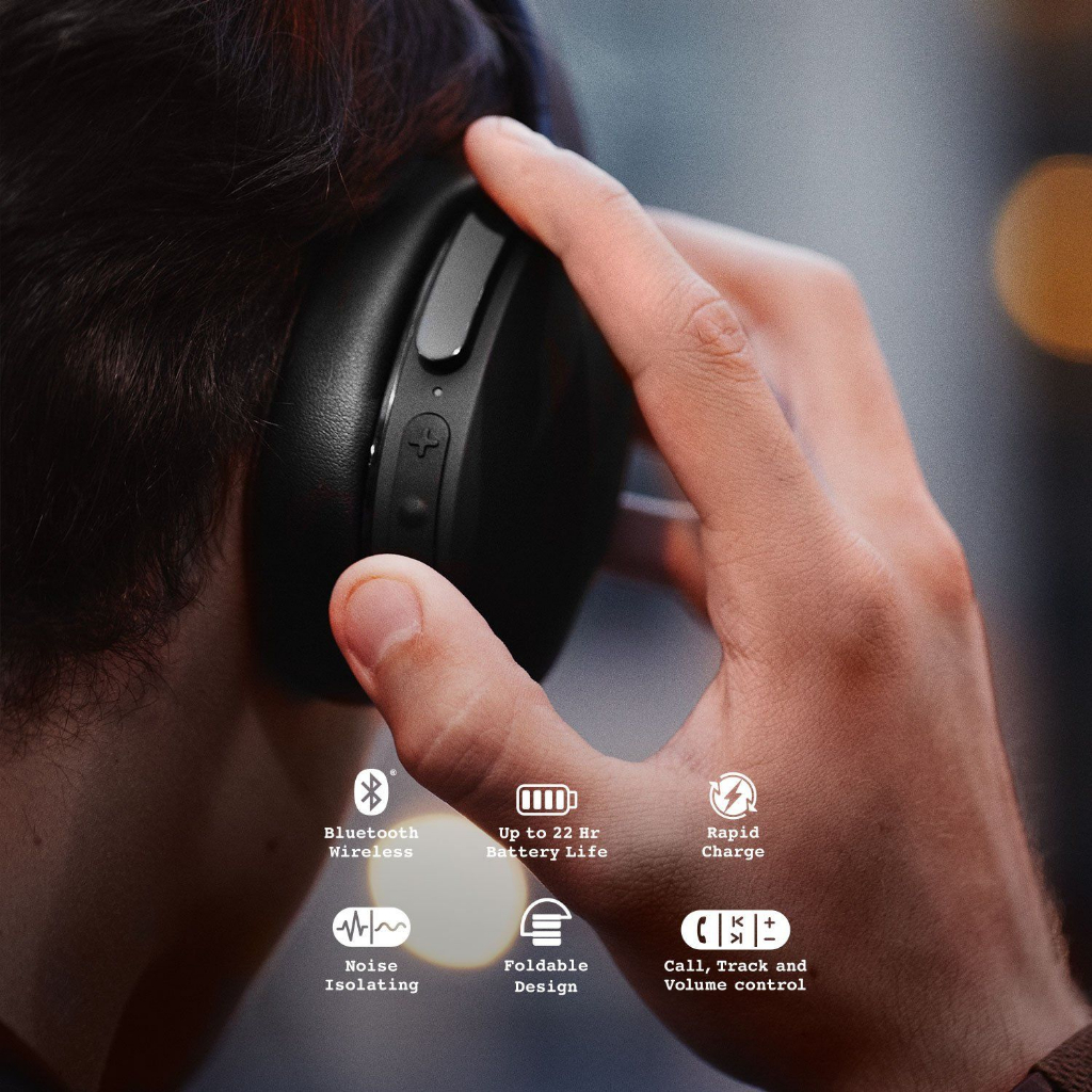 Original Branded Hesh 3 Bluetooth Headphone Wireless HiFi Bass Non Box