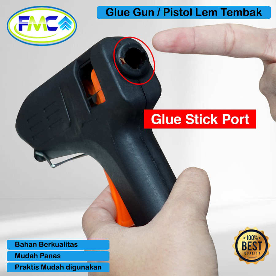 Tembakan Glue Gun Lem Bakar Kerajinan DIY Hot Melt Glue Gun Stick Serbaguna