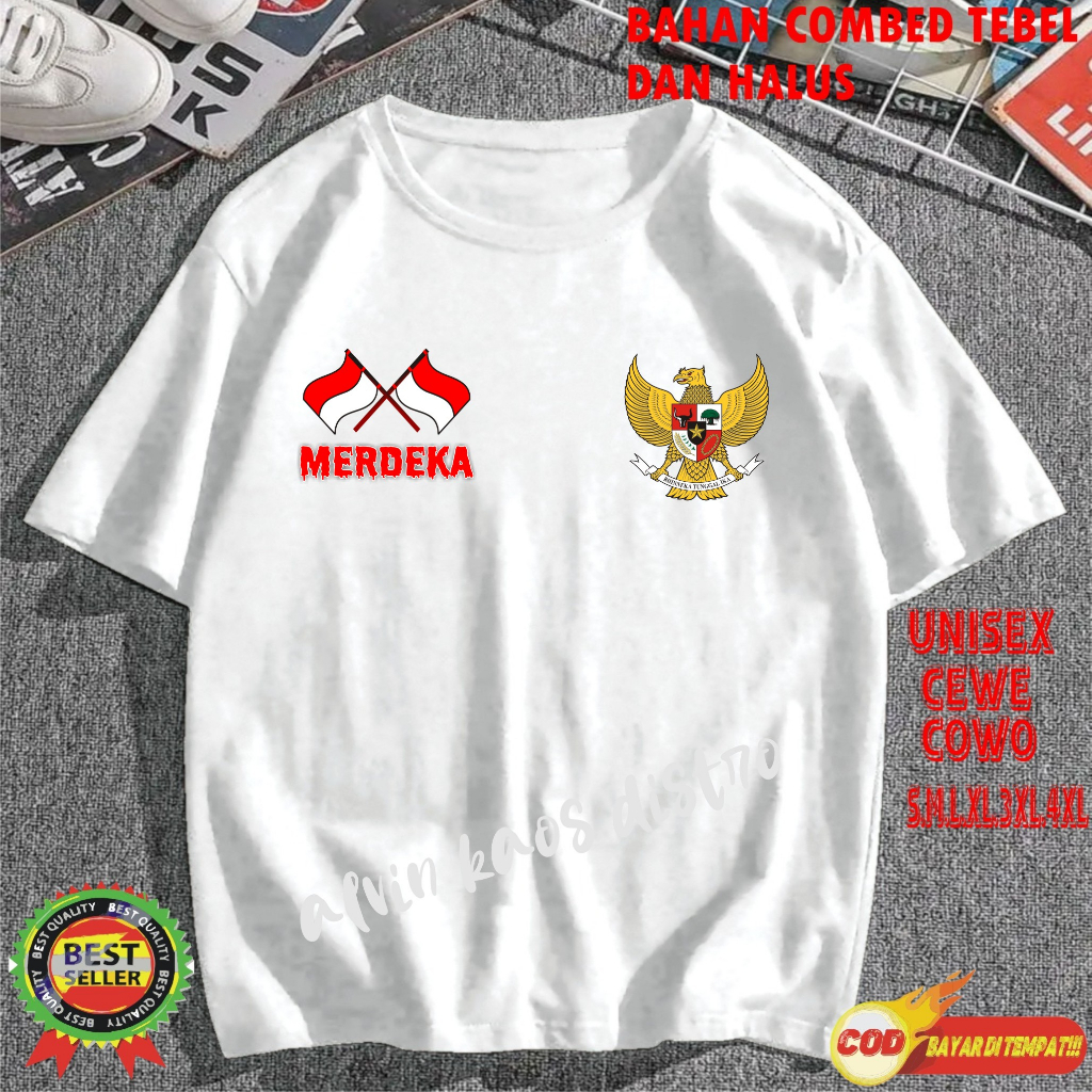 Beli 10 Pc Gratis 1 Pc Hut RI 78 Kaos Terlaris 17 Agustus 1945 78 Kemerdekaan Indonesia Kaos Merah Putih Hitam Kaos Cewek Cowok Anak007