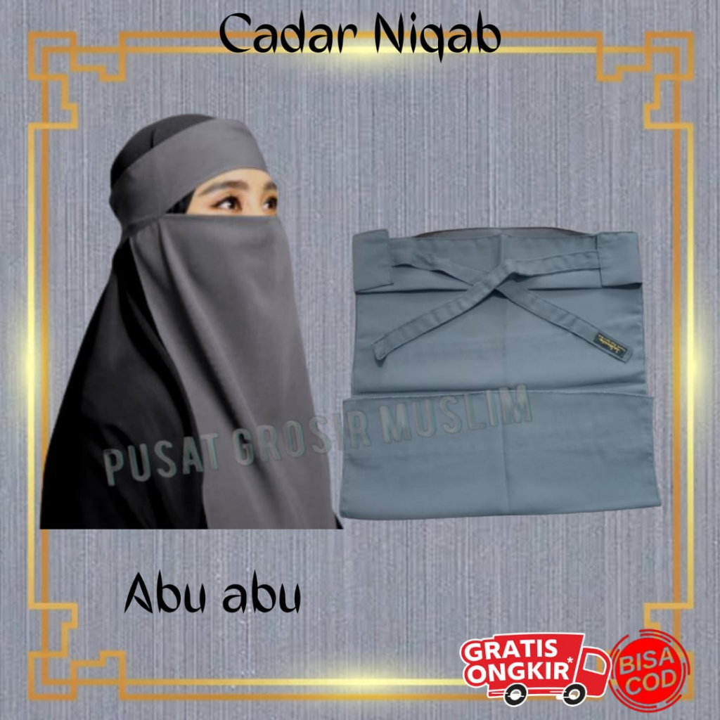 Promo Cadar Niqob Cadar Bandana Niqab Tali Original Saudi Termurah