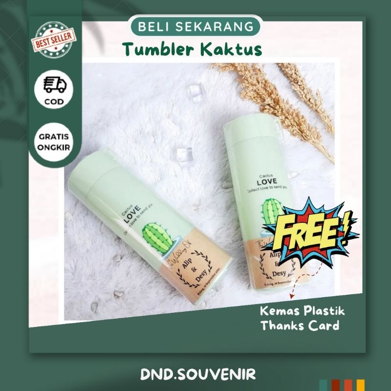 SOUVENIR PERNIKAHAN BOTOL KAKTUS / SOUVENIR PERNIKAHAN TUMBLER KAKTUS / SOUVENIR KAKTUS / TUMBLER KA