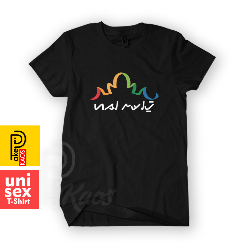 Kaos Pria AKSARA LAMPUNG Motif Tradisional Dewasa Baju Atasan Unisex PakeKaos