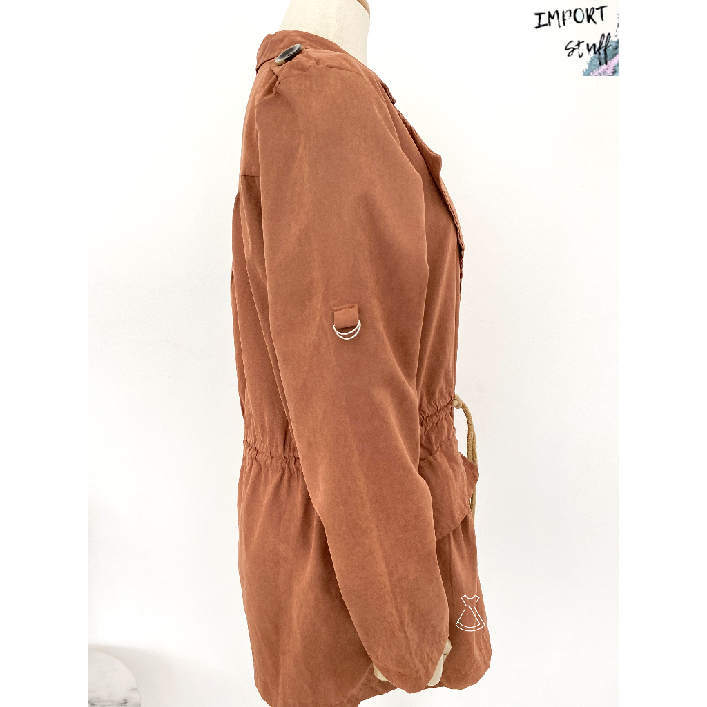 SEOLA - SL422 - Jaket Parka Cotton Suede Casual