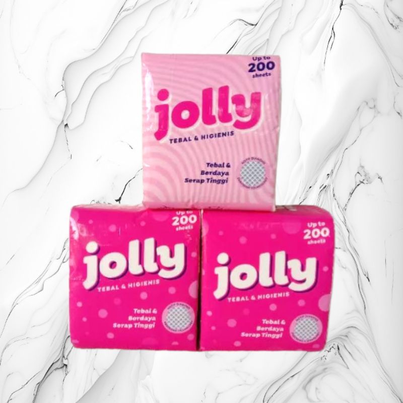 Tisu JOLLY Pop Up 2 Ply 200 Sheets |Tissue