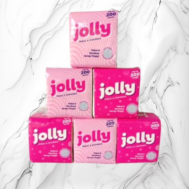 Tisu JOLLY Pop Up 2 Ply 200 Sheets |Tissue