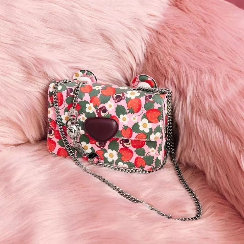 10.10 SALE | CK Lotso Fur-Trim Front Flap Bag GIFTSET INCLUDE BOX