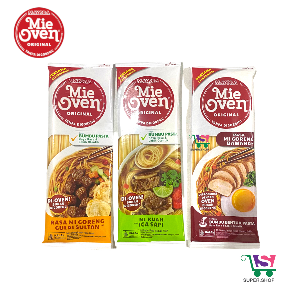 Mie Oven Mi Goreng Bawang / Gulai Sultan / Kuah Iga Sapi 78 Gram