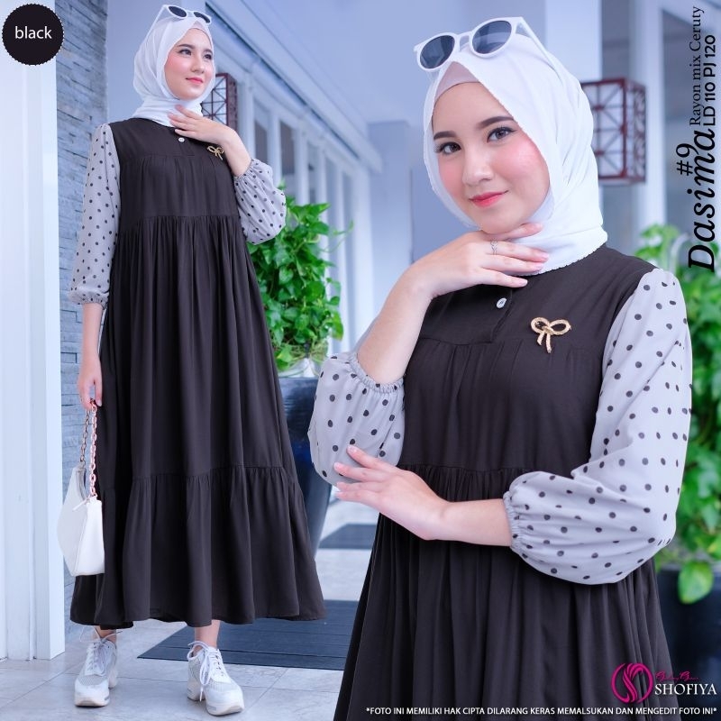 DRESS MIDI DASIMA,VIONA, DENADA, NAWANG by Shofiya