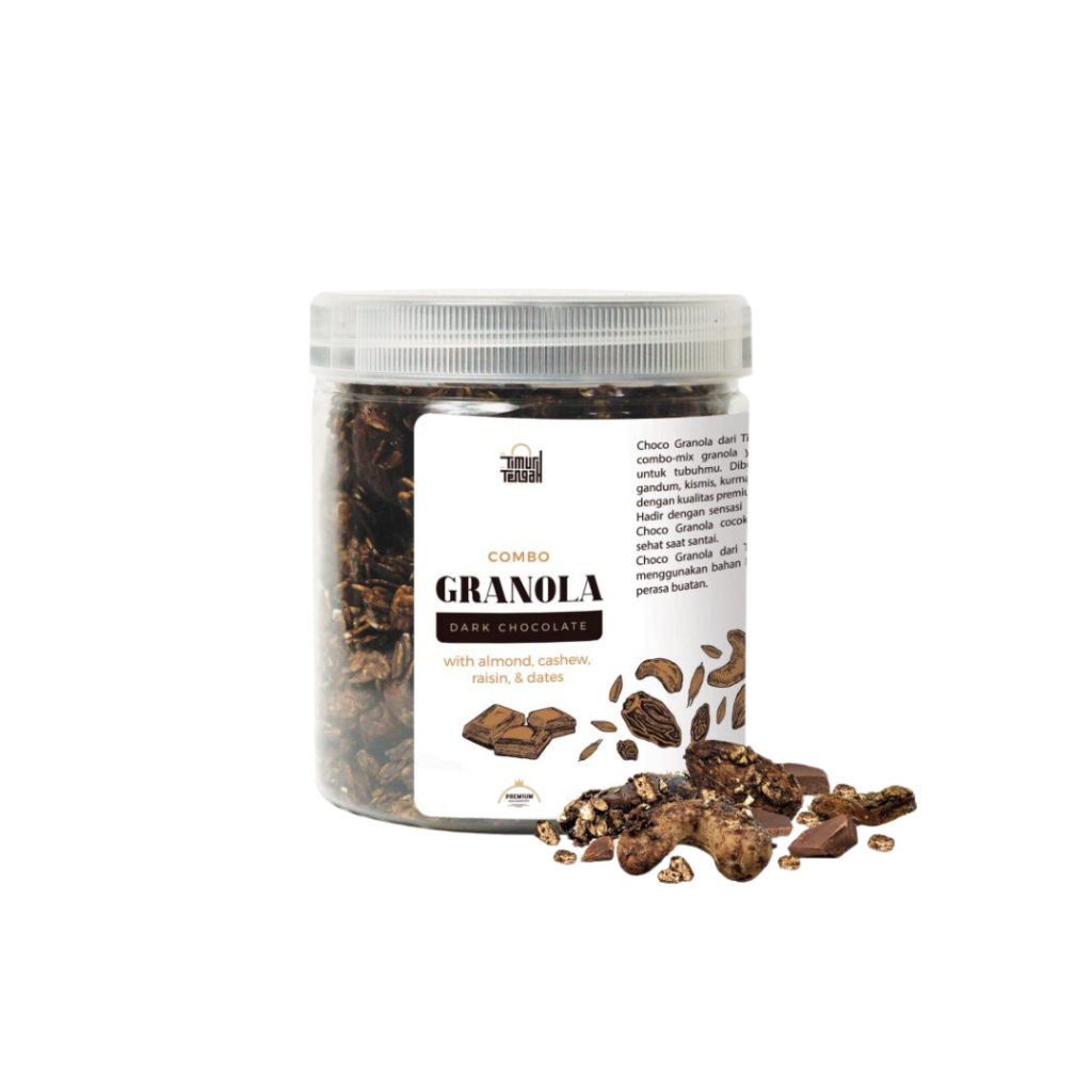 

GRANOLA - Combo Granola DARK CHOCOLATE - Granola Timur Tengah 250GR