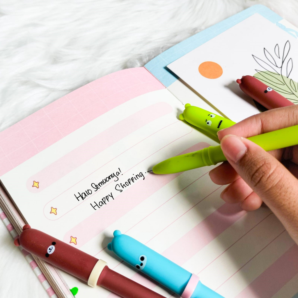 PEN ANIMAL MURAH BERUANG LUCU GEL PEN KARAKTER KUDA PONI PULPEN PENA BOLPEN BY MINIMIW