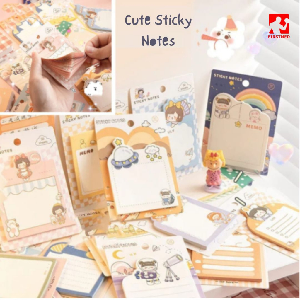 

STICKY NOTES FANCY STICKY NOTES LUCU STICKY NOTE MEMO TEMPEL GAMBAR HEWAN 4O LEMBAR CATATAN TEMPEL