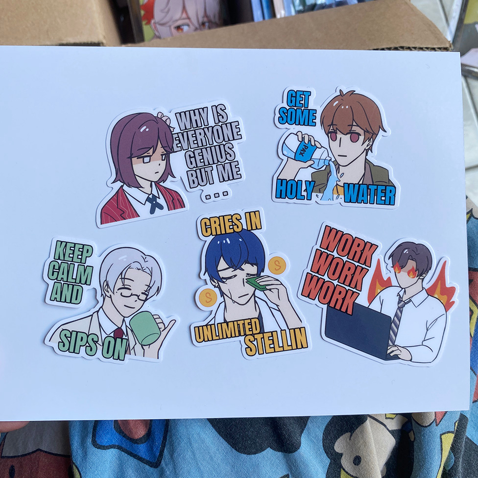 Tears of Themis Crack/Meme Stickers Set
