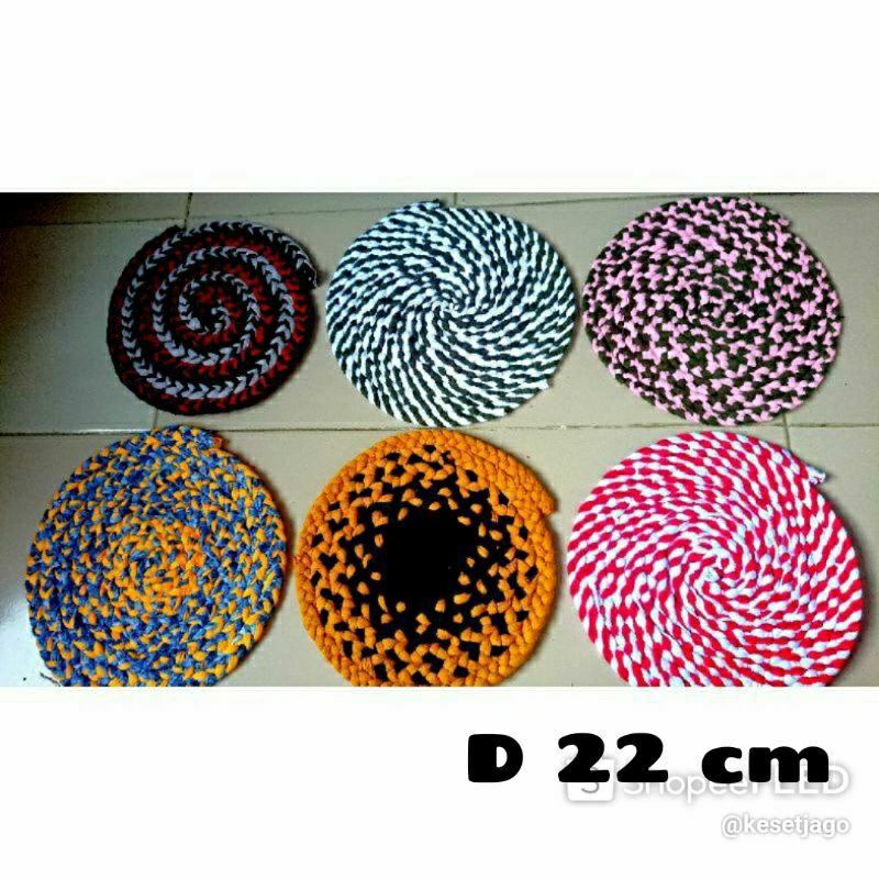 Tatakan Alas Panci anti panas/Tatakan Alas panci piring serbaguna/Alas panci kain perca