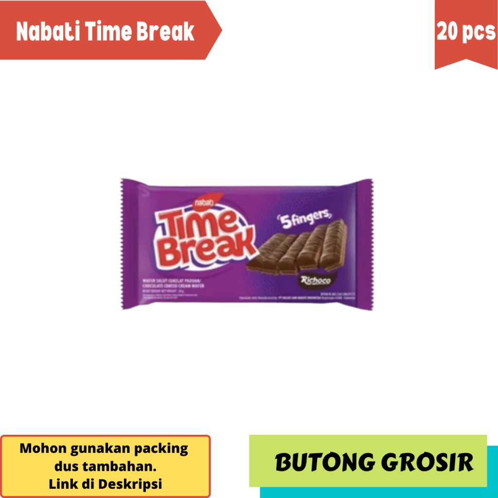 

Nabati Time Break Coklat Isi 20pcs