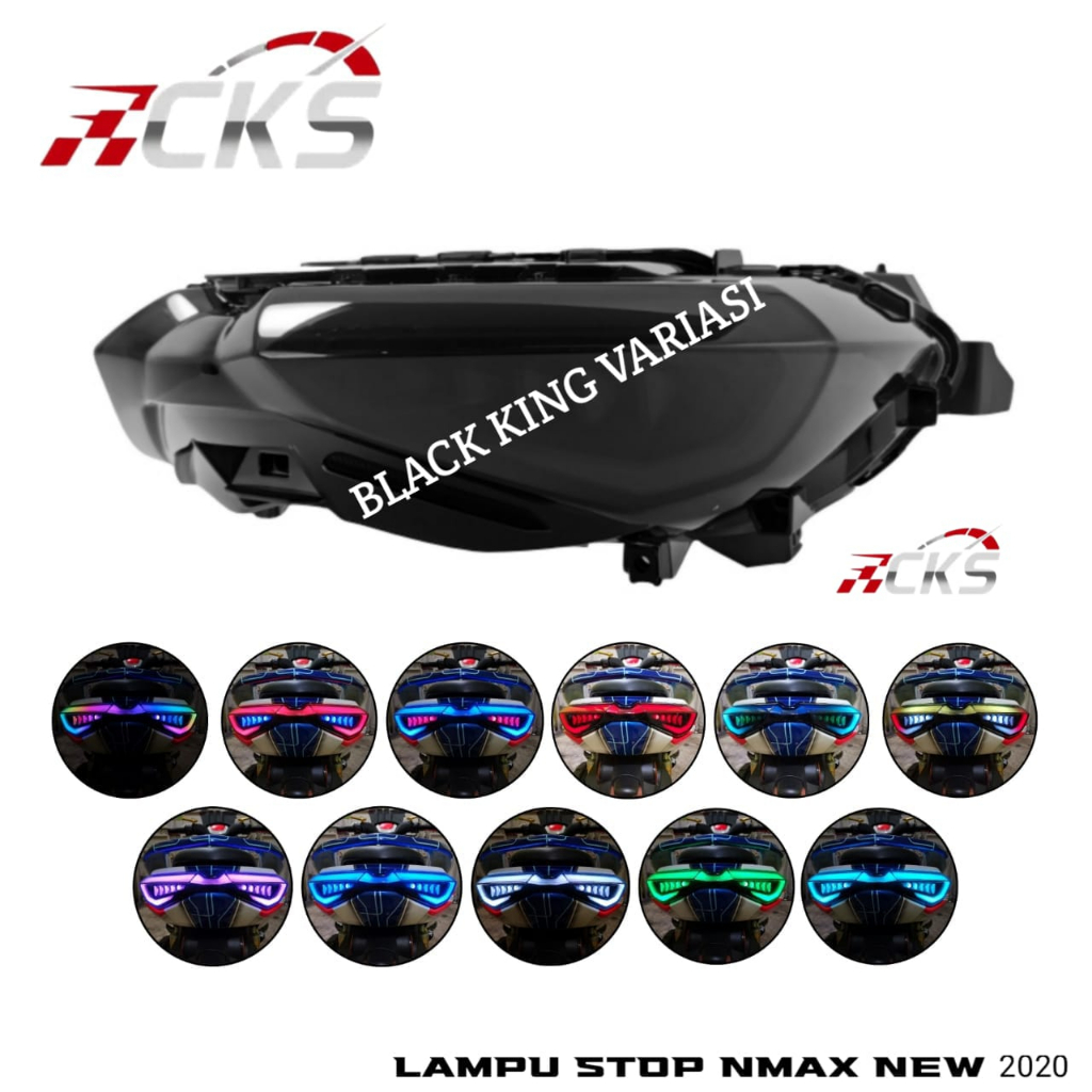 Lampu StopLamp Nmax New 2020 Cks Lampu Stoplamp ALL NEW NMAX 2020 Lampu Stop Belakang Nmax 2020 RGB Led