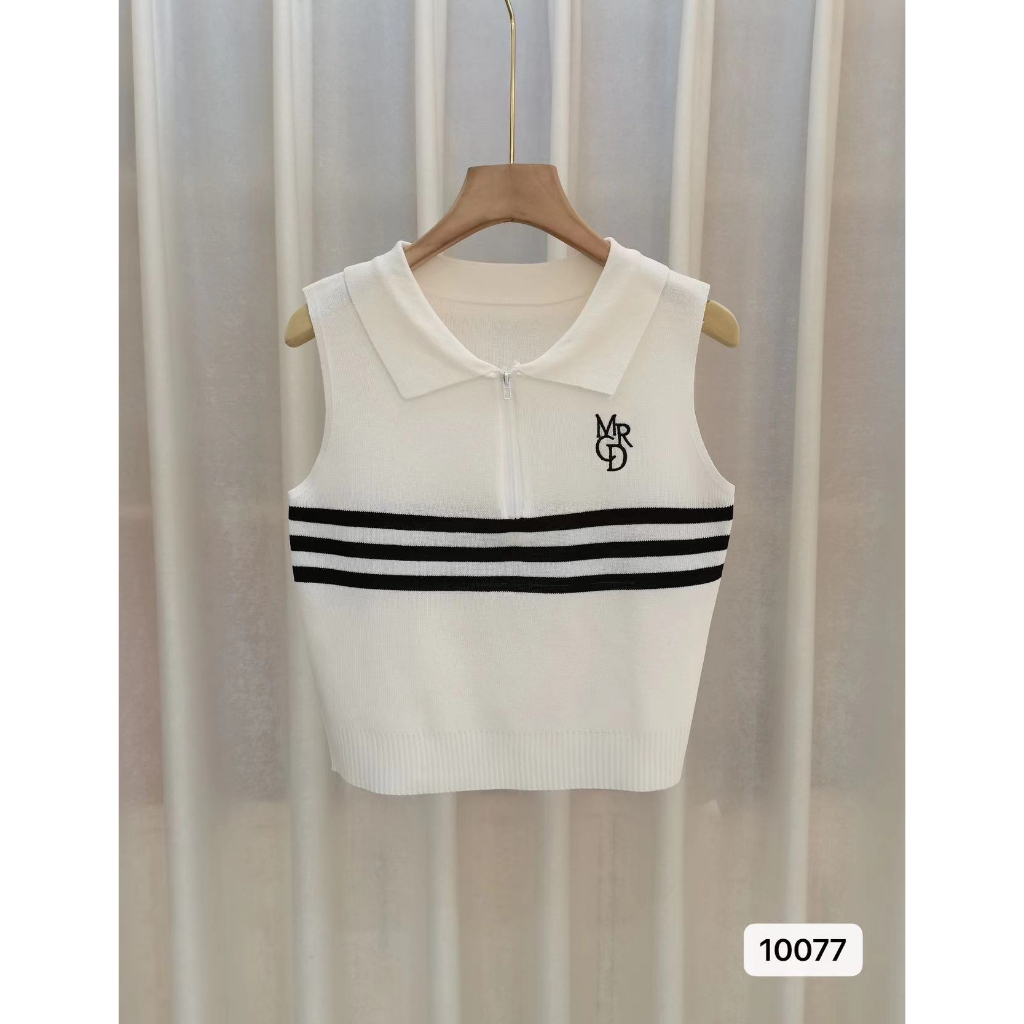 Melissa MRCD Tanktop Knit Import - Atasan Baju Rajut Wanita - TM (10077)
