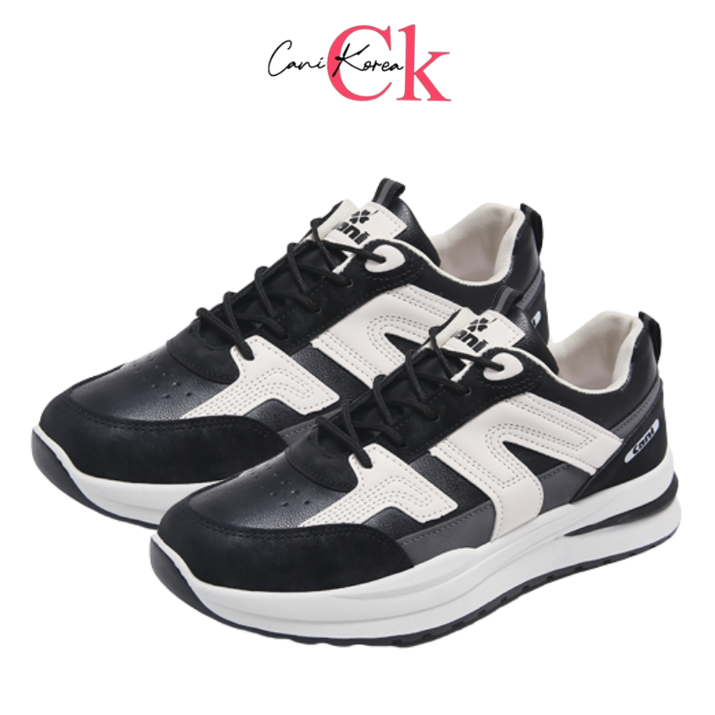 CaniKorea &quot;Free Box&quot; (Size 39-44) Sepatu Pria Sneakers Sport Trendy Kasual Fashion Import 8109