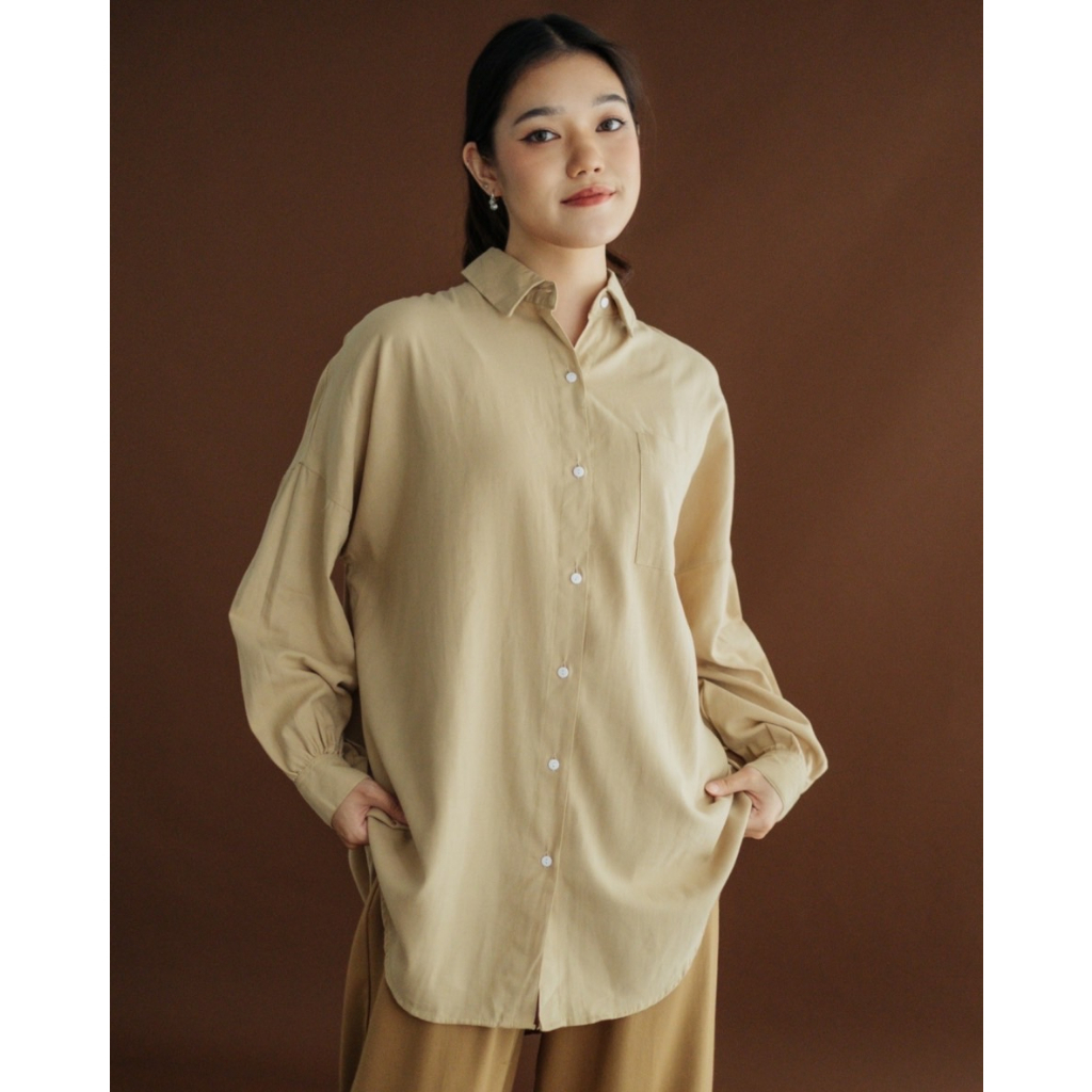 Myrubylicious PEROZA SHIRT KODE F063A | KEMEJA | KEMEJA WANITA | KEMEJA LENGAN PANJANG