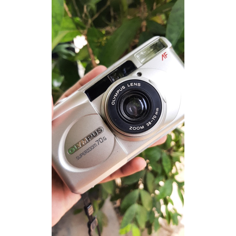 Preloved Kamera Analog Olympus Superzoom 70G Kamera Jadul Olympus MJU II