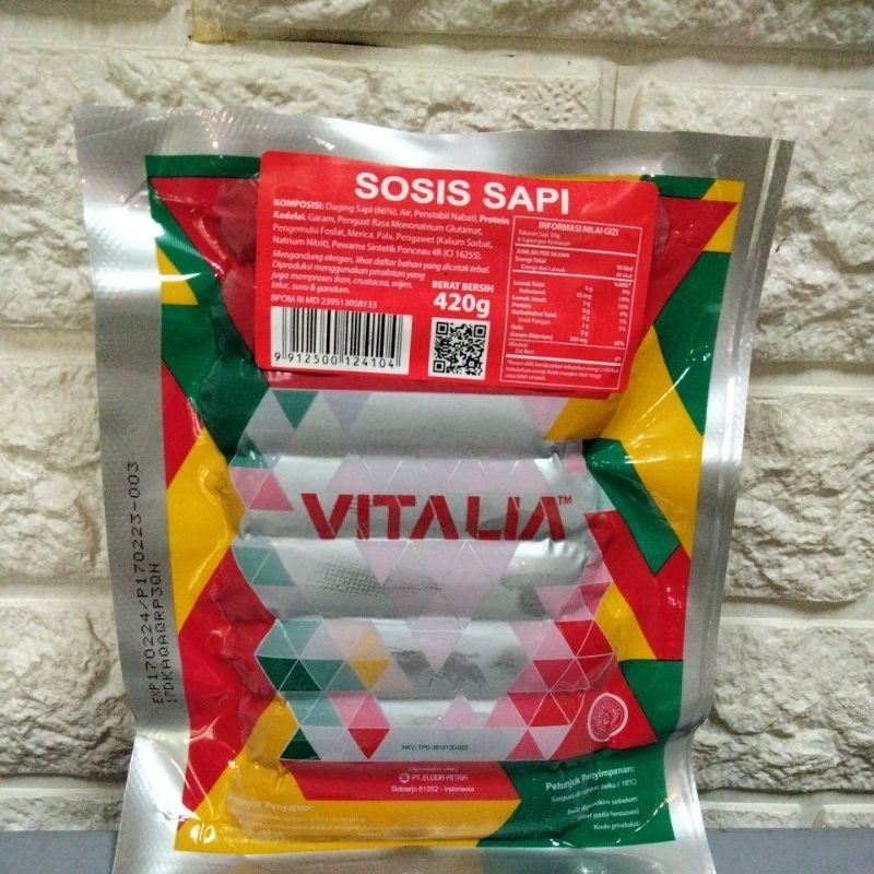 VITALIA SOSIS SAPI 15 BJ