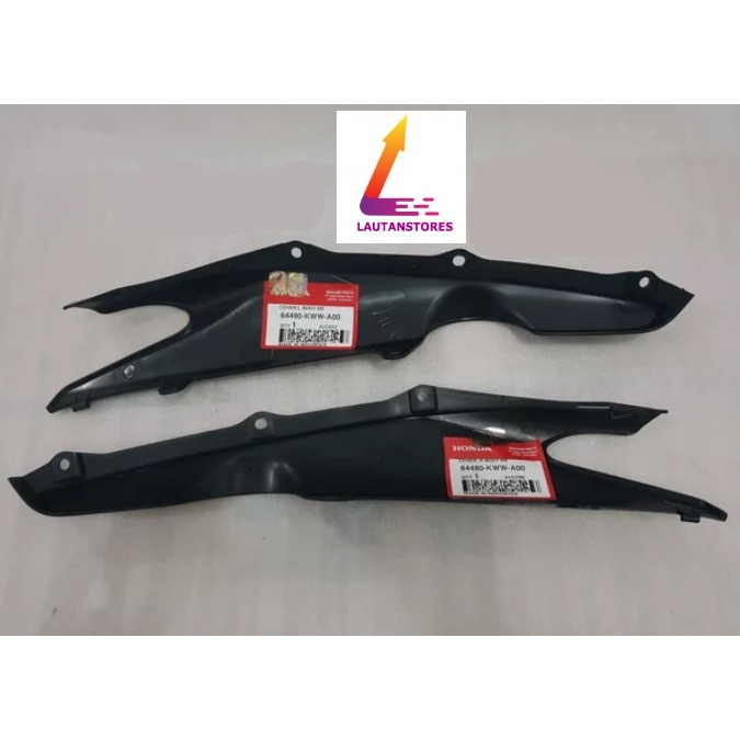 64480-KWW-A00 64490-KWW-A00 Cover Sambungan Body Kecil Revo 110 Karbu Sebelah Kanan Kiri