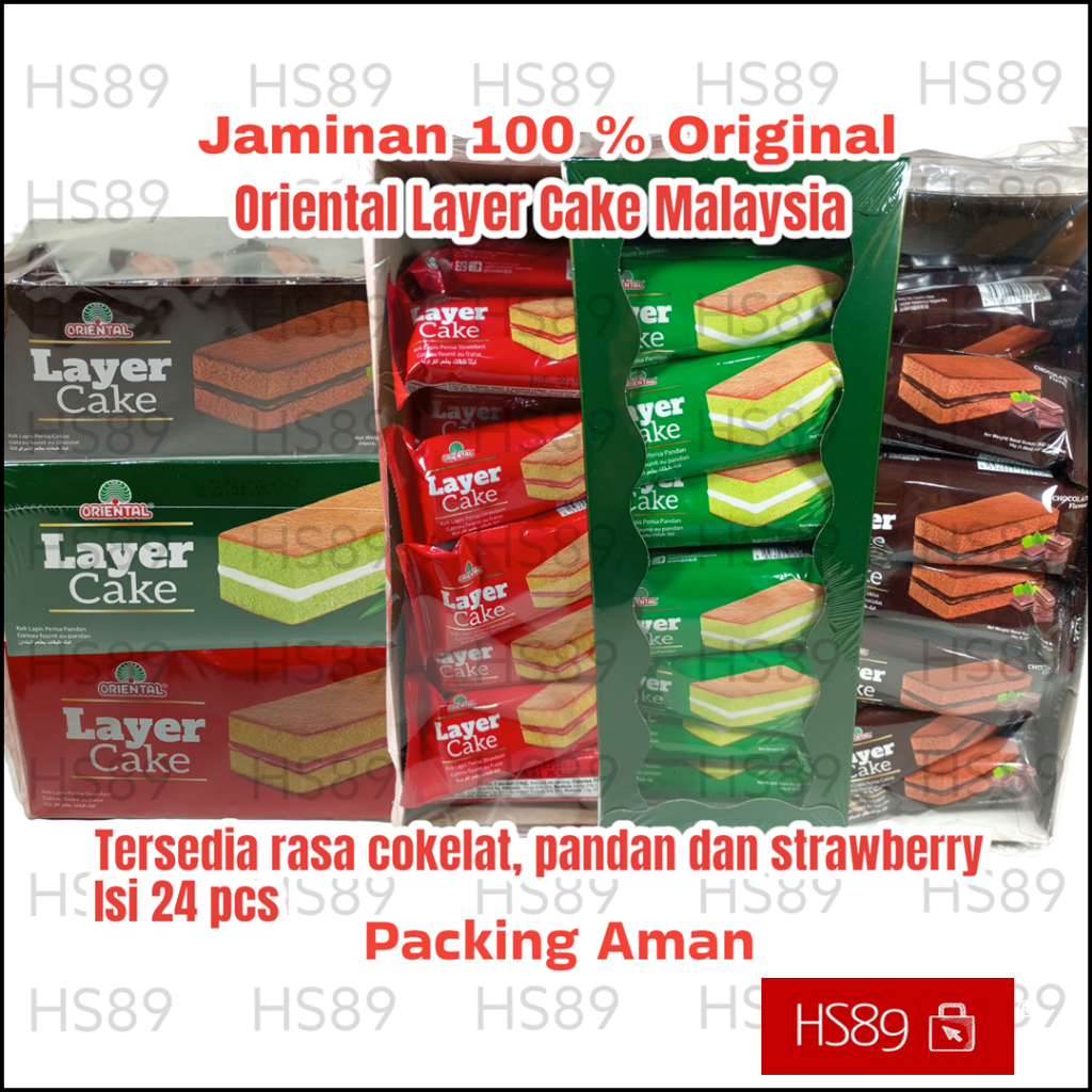 

KUE BOLU MALAYSIA - ORIENTAL LAYER CAKE RASA PANDAN COKLAT MALAYSIA