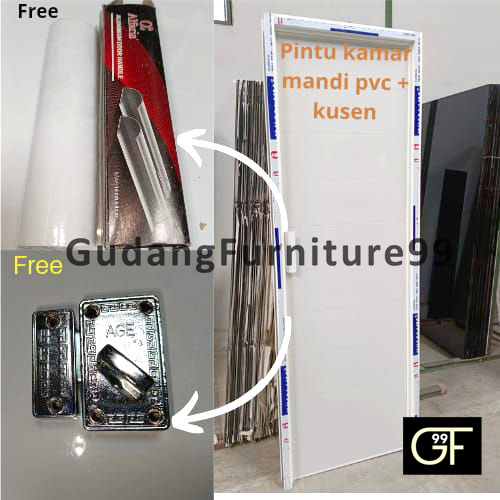 Pintu kamar mandi / Pintu kamar mandi pvc / pintu kamar mandi minimalis / pintu kamar mandi murah