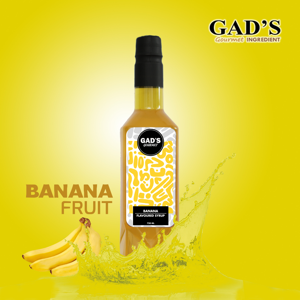 

Syrup Banana Gad's Gourmet 750ml