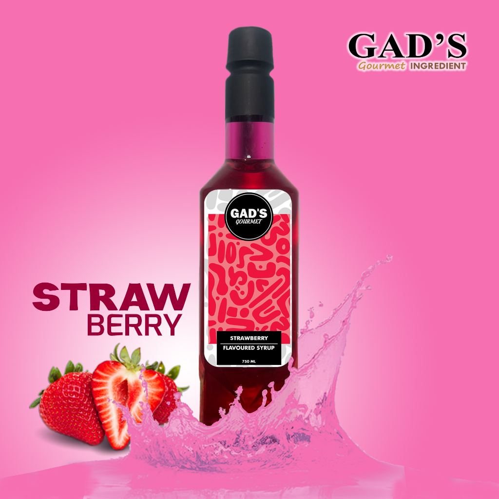 

Syrup Strawberry Gad's Gourmet 750ml