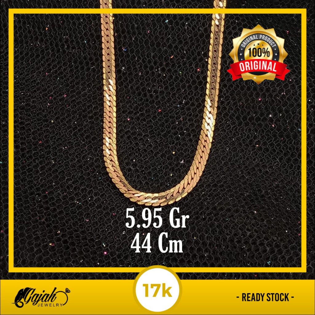 Kalung Emas 17K - 5.95 Gr Kadar 750 - 4921