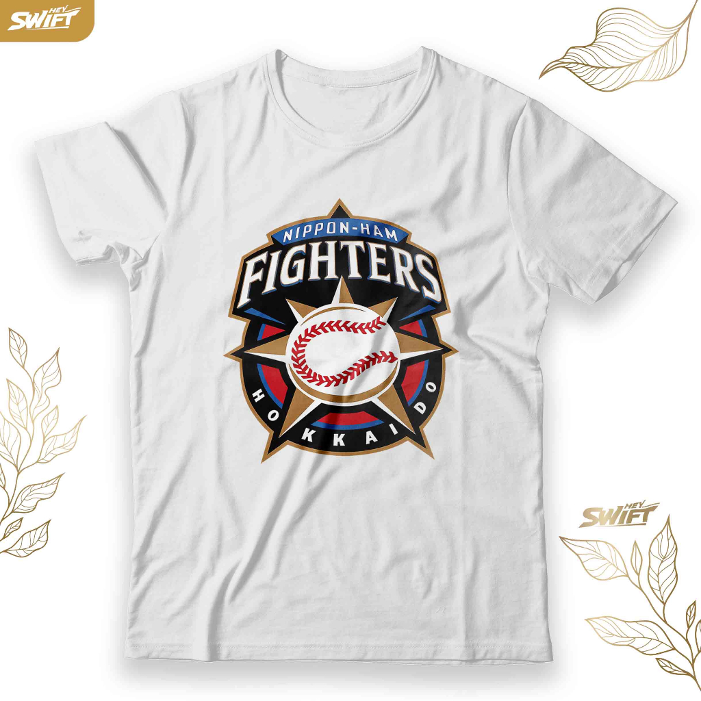 KAOS Hokkaido Nippon Fighters ham-fighters NPB baseball TSHIRT BAJU DISTRO