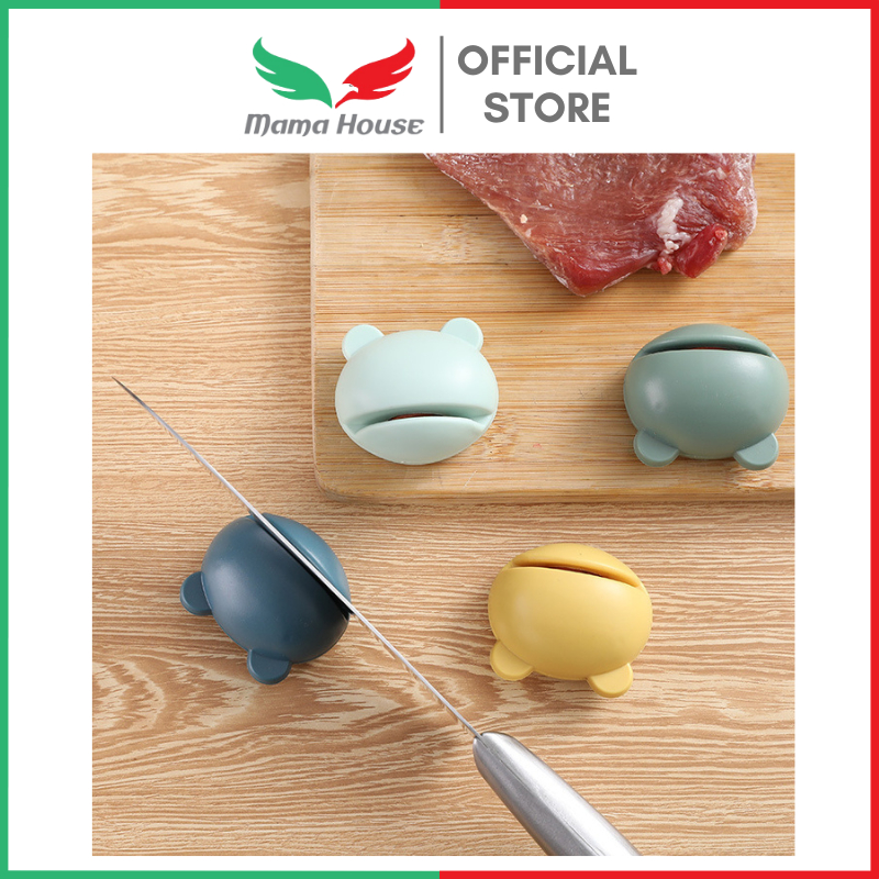 [MH] Pengasah Pisau Mini Kepala Kodok Warna Warni