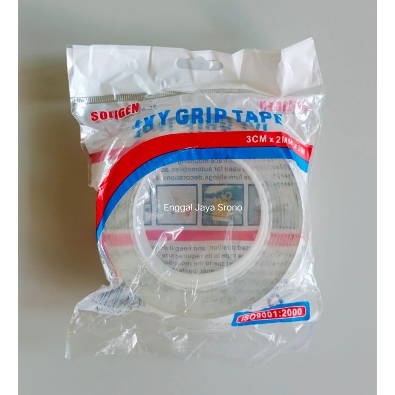 

Soligen Ivy grip / double tape bening transparan
