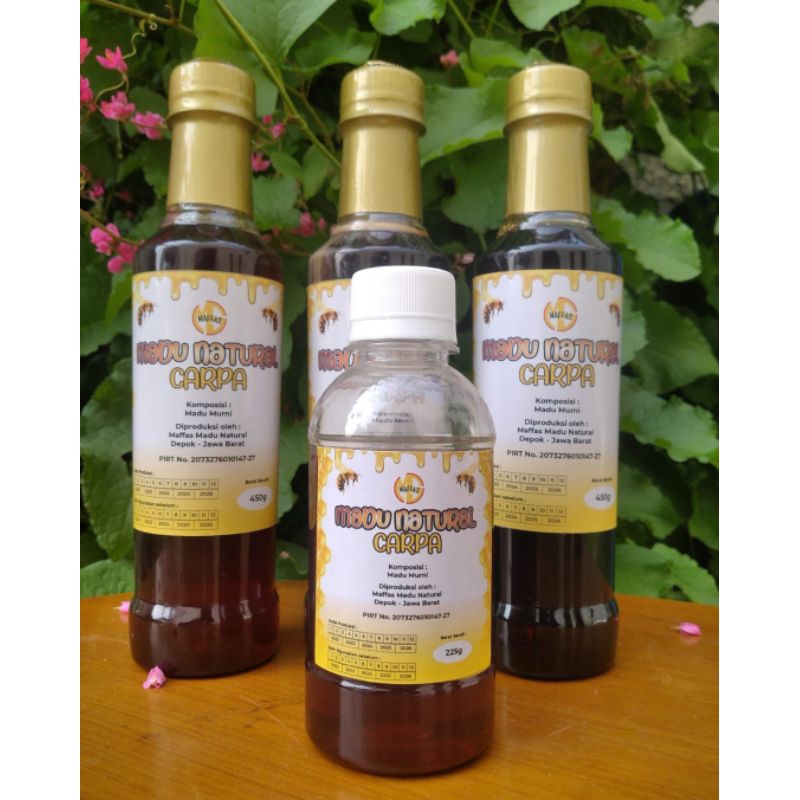 

Maffas madu natural carpa 450gr merah riau hitam jambi