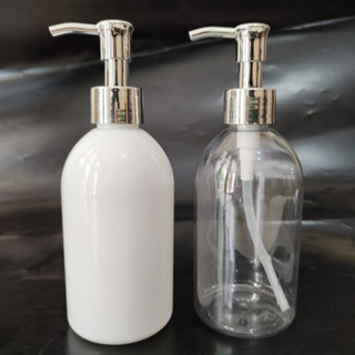 BOTOL OVAL TUTUP CLIP OIL SILVER 250ML / BOTOL TUTUP PUMP OVAL 250ML