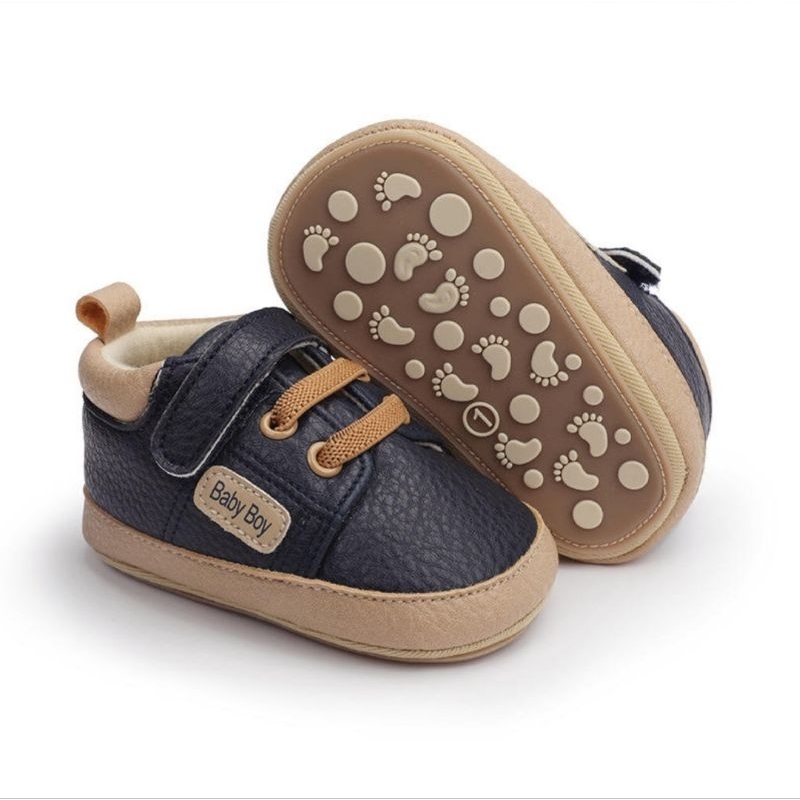 Sepatu Bayi Laki laki 3-12 Bulan Sepatu Prewalker Bayi Laki laki 3 6 12 14 Bulan HK016
