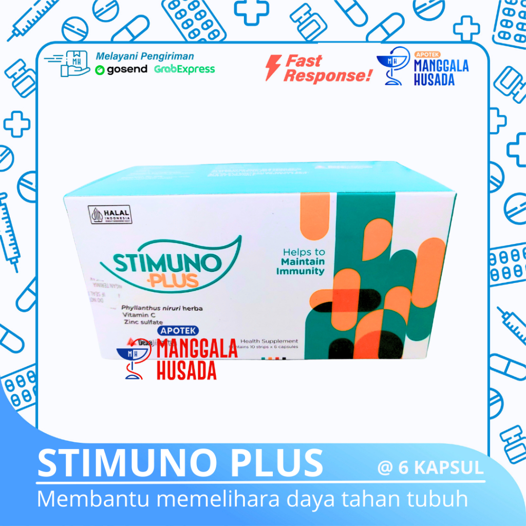 STIMUNO PLUS PER STRIP @ 6 KAPSUL