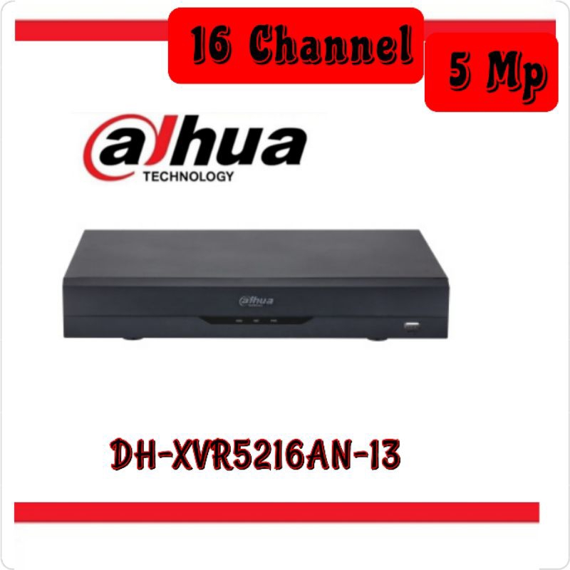 Vidio Recorder DVR Dahua 16 Channel 5 Mp DH- XVR5216AN-I3