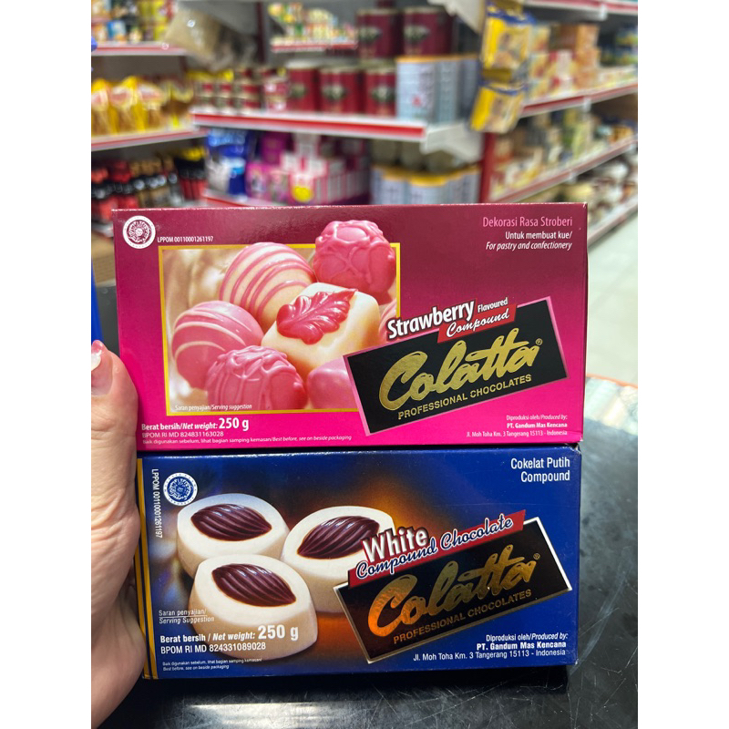 

Colatta White & Colatta Strawberry Compound 250gr