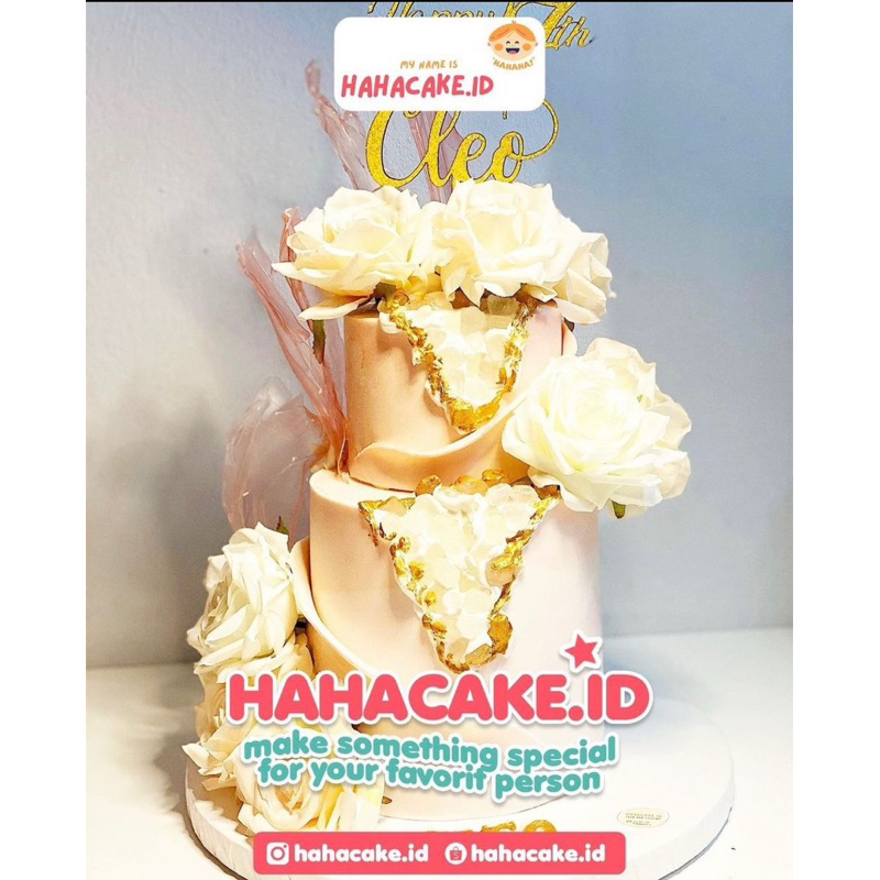 

wedding cake 2tier/kue pernikahan 2tingkat/bridal shower cake/engagement cake/kue pernikahan/wedding cake