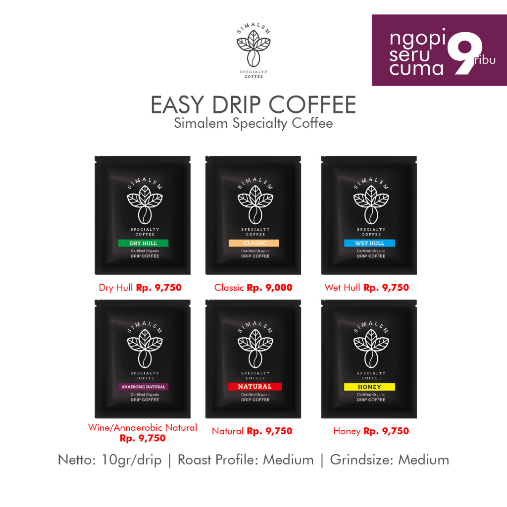 

Simalem Drip Coffee Specialty Arabica Single Origin