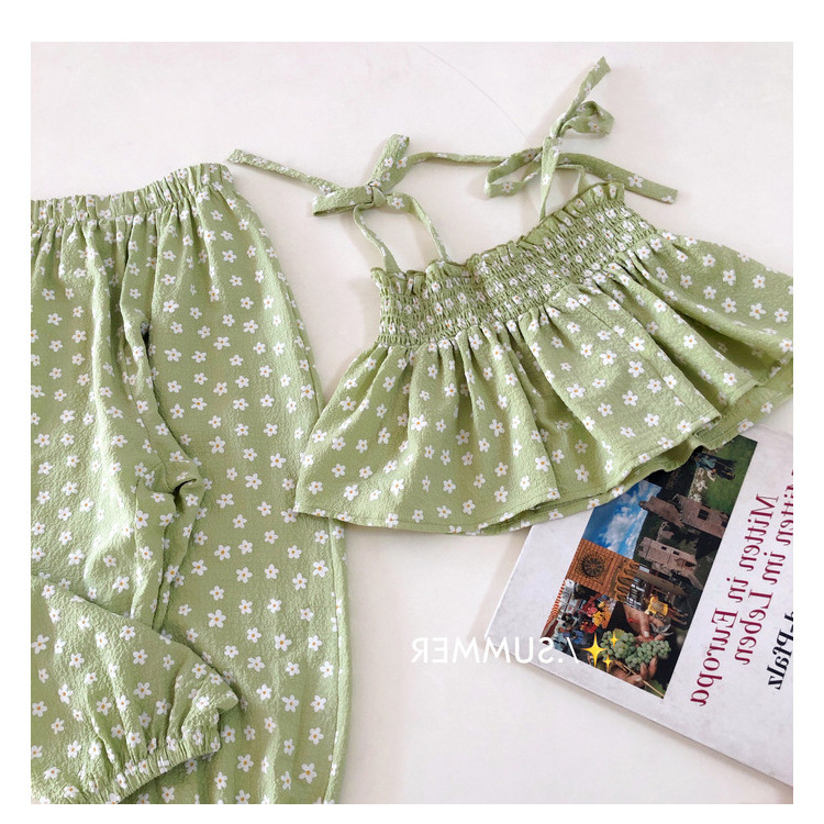 *NEW* SETELAN ANAK PEREMPUAN JUMPSUIT TIGA WARNA MOTIF FLOWERS CANTIK MENARIK UNIK