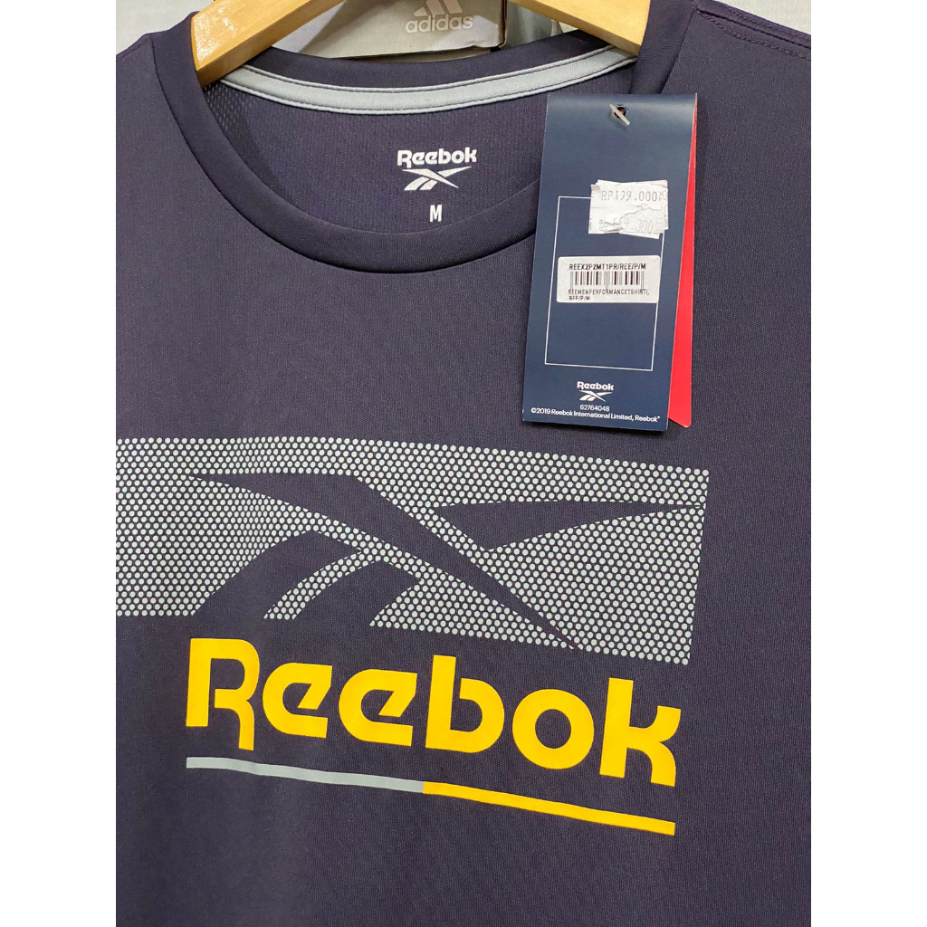 Reebok Men Performance T-shirt Purple REEX2P2MT1PR Kaos Pria Original