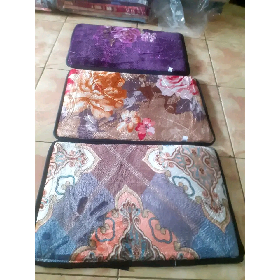 Keset Kaki Anti Slip Keset Kaki Malaysia Bahan Bludru Memory Foam